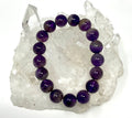 African Amethyst 12mm 2-Piece Round Bracelet Set - WorldWideMinerals-beads