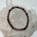 Rhodonite 6MM Round Bracelet - WorldWideMinerals-beads