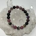 Multi-Color Tourmaline 10mm-2 Piece Round Bracelet Set - WorldWideMinerals-beads