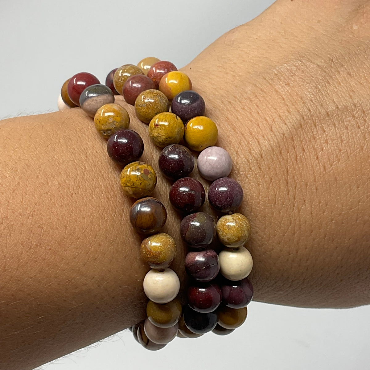 Mookaite 8MM Round Bracelet