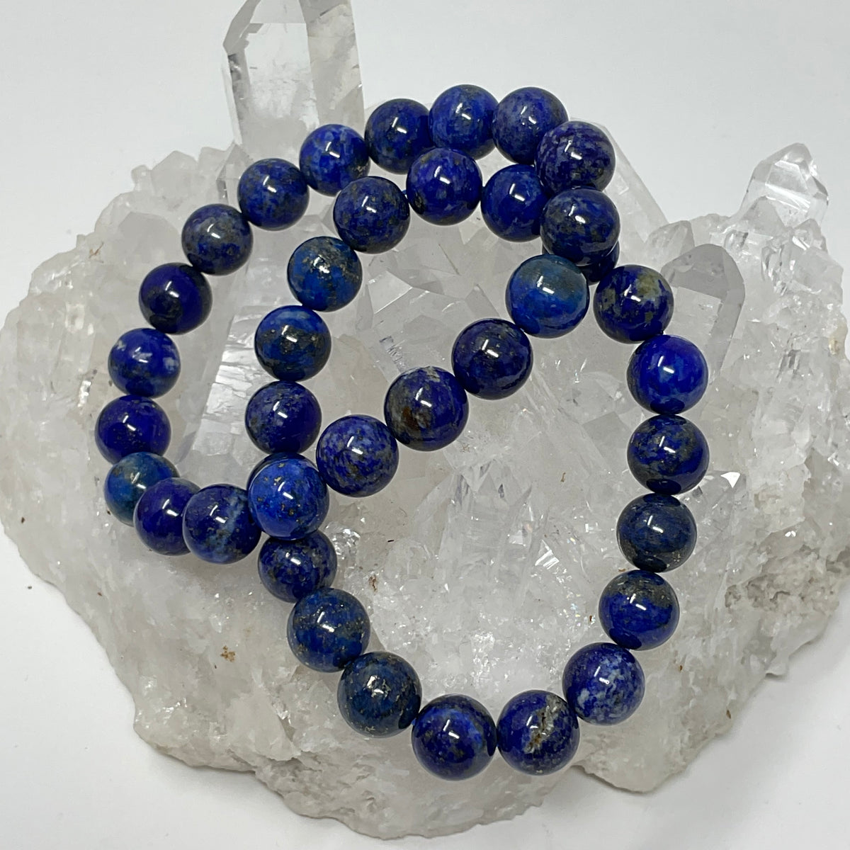 Lapis 10mm Round Bracelet