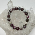 Pink Blossom Tourmaline 10mm Round Bracelet - WorldWideMinerals-beads