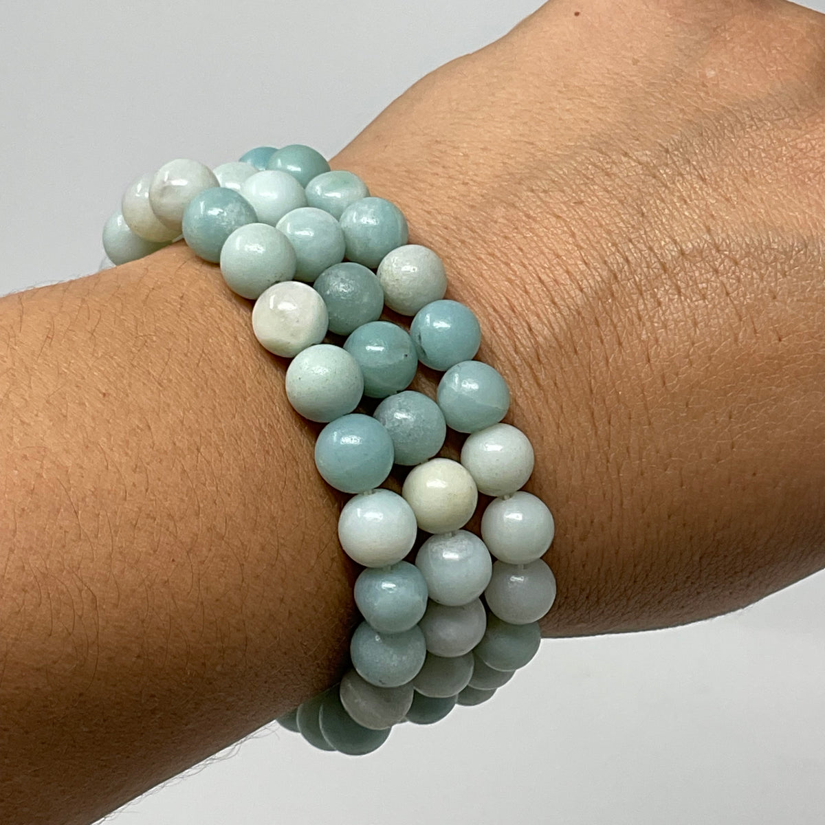 Amazonite 8MM Round Bracelet