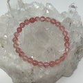 Cherry Quartz 6mm Round Bracelet - WorldWideMinerals-beads