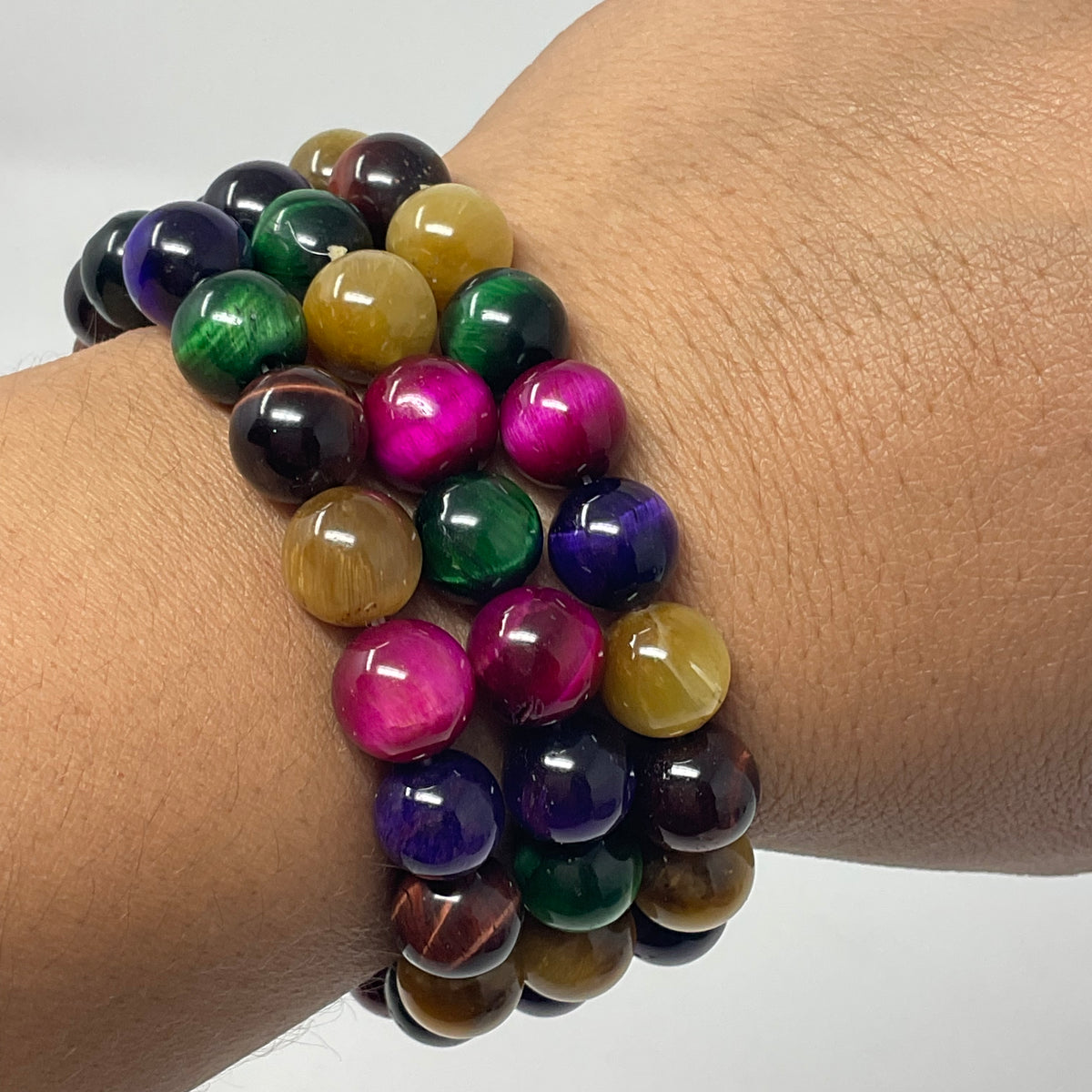 Candy Tiger Eye 10mm Round Bracelet