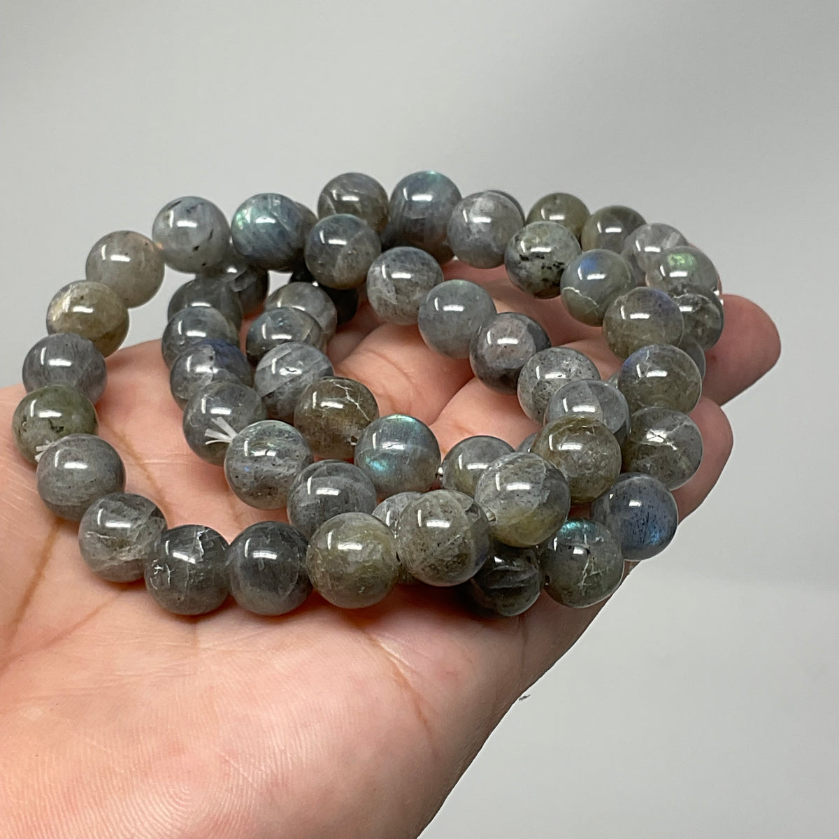 Labradorite 10MM Round Bracelet