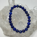 Lapis 8mm 2-Piece Round Bracelet Set - WorldWideMinerals-beads