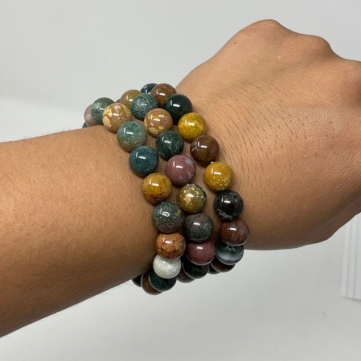 Fancy Jasper 10mm Round Bracelet