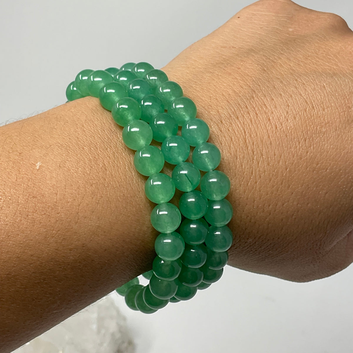 Green Aventurine 8mm Round Bracelet