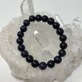 Blue Goldstone 10mm 3-Piece Round Bracelet Set - WorldWideMinerals-beads
