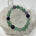 Rainbow Fluorite 10mm Round  Bracelet - WorldWideMinerals-beads