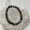 Multi-Color Tourmaline 8mm Round Bracelet - WorldWideMinerals-beads