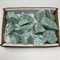 Green Jade 12- Piece Mineral Rock Set - WorldWideMinerals-beads