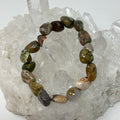 Rhyolite 8MM-12MM Nugget Shape Bracelet - WorldWideMinerals-beads