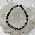 Multi-Color Tourmaline 6mm 2-Piece Round Bracelet Set - WorldWideMinerals-beads