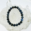 IoLite 8mm Round Bracelet - World Wide Gems Minerals Beads
