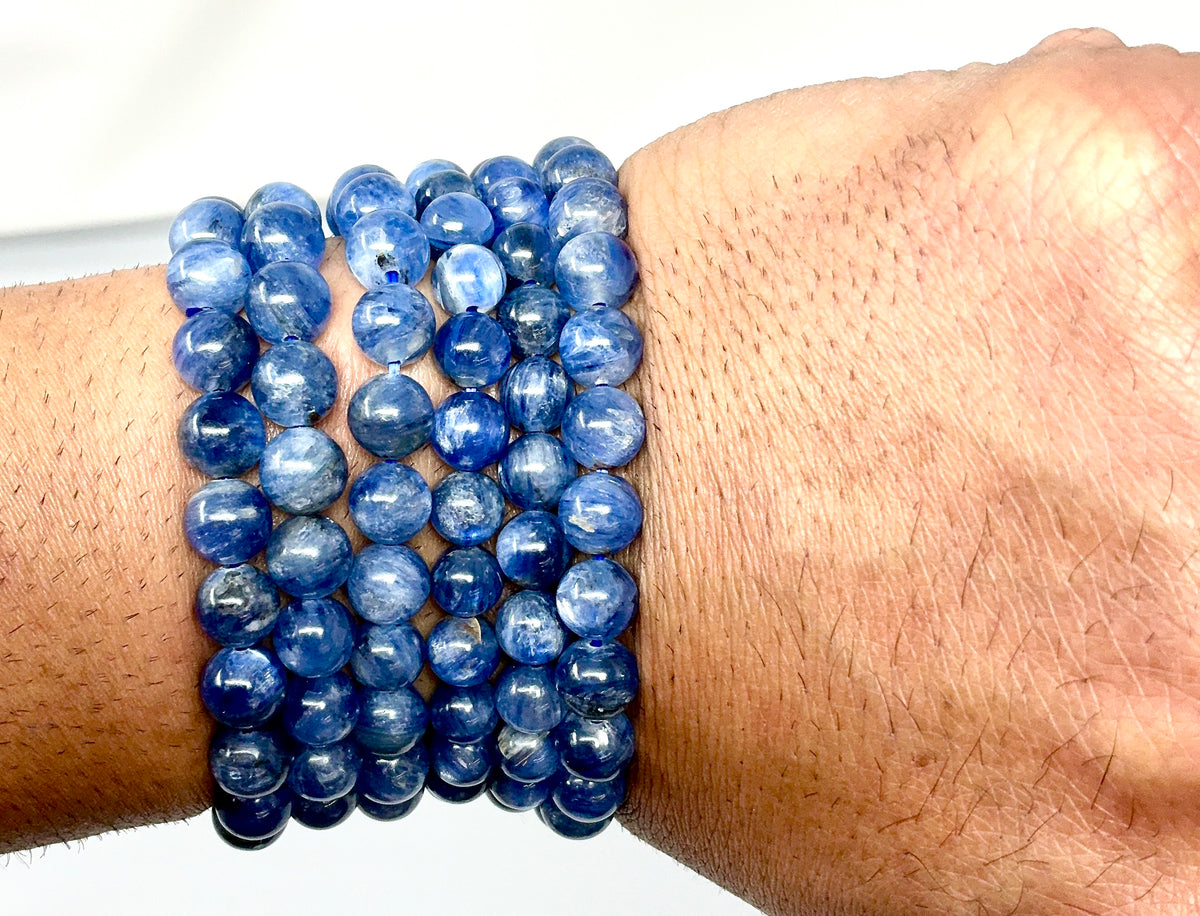 Kyanite 7MM-8MM Round Bracelet