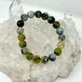 Green Opal 10MM Round Bracelet - World Wide Gems Minerals Beads