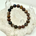 Pietersite 10MM Round Bracelet - World Wide Gems Minerals Beads
