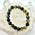 Dream Tiger Eye 8mm Round Bracelet - World Wide Gems Minerals Beads
