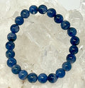 Kyanite 7MM-8MM Round Bracelet - World Wide Gems Minerals Beads