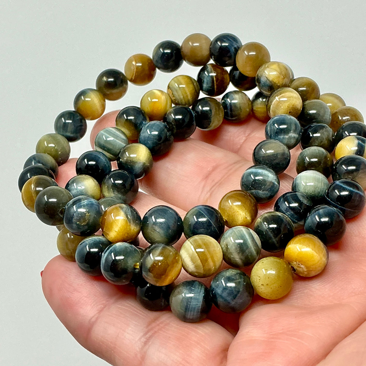 Dream Tiger Eye 8mm Round Bracelet