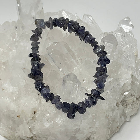 Iolite Chip Bracelet