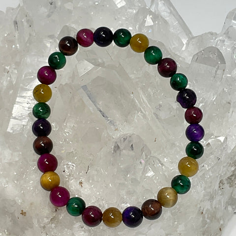 Candy Tiger Eye 6mm Round Bracelet