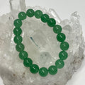 Green Jade 10mm Round Bracelet - WorldWideMinerals-beads