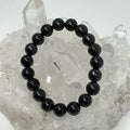 Shungite 10mm 2-Piece Round Bracelet Set - WorldWideMinerals-beads