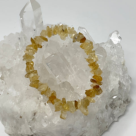 Citrine Chip Bracelet