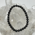 Shungite 6mm Round Bracelet - WorldWideMinerals-beads