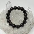 Garnet 11-12mm Round Bracelet - WorldWideMinerals-beads