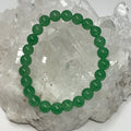 Green Jade 8mm Round Bracelet - WorldWideMinerals-beads