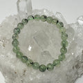Prehnite 8mm Round Bracelet - WorldWideMinerals-beads