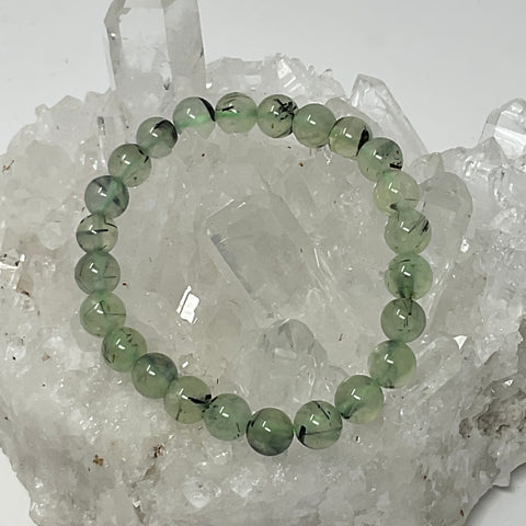 Prehnite 8mm Round Bracelet