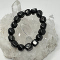 Shungite 10X14mm Nugget Shape Bracelet - WorldWideMinerals-beads