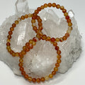 Carnelian Multi-Color 6mm 3-Piece Round Bracelet Set - WorldWideMinerals-beads