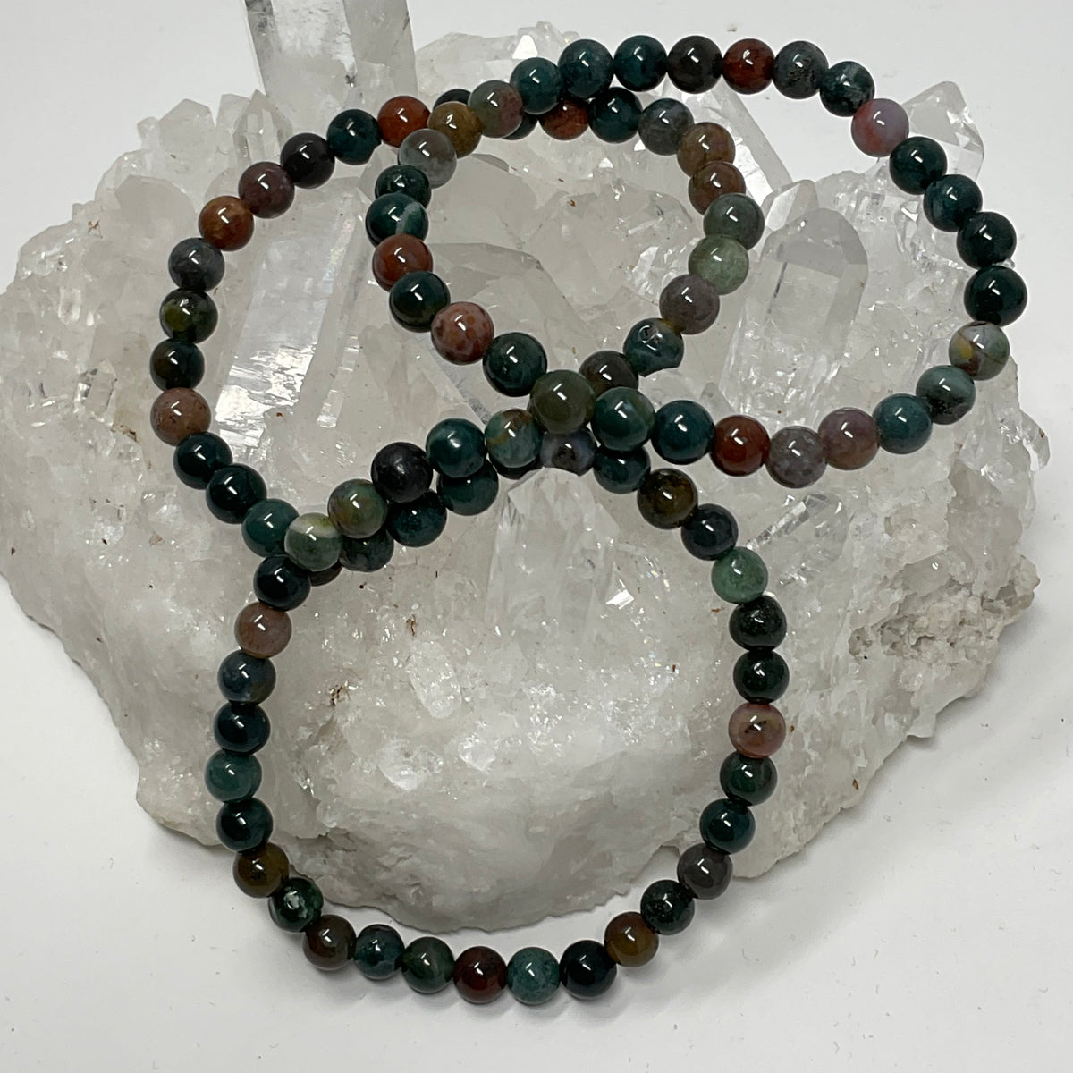 Fancy Jasper 6mm 3-Piece Round Bracelet Set