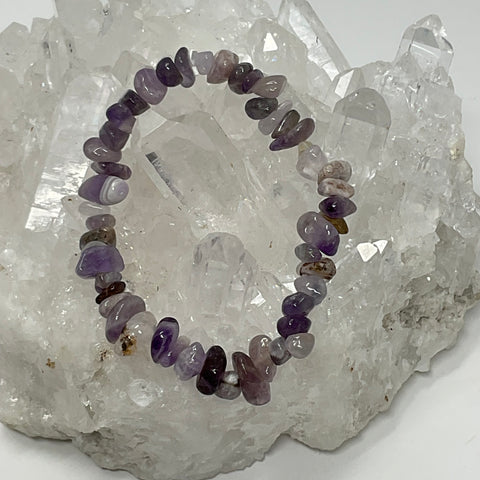 Amethyst Chip Bracelet