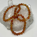 Carnelian Multi-Color 8mm 3-Piece Round Bracelet Set - WorldWideMinerals-beads