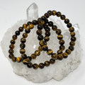 Yellow Tiger Eye 8mm  3-Piece Round Bracelet Set - WorldWideMinerals-beads