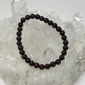 Garnet 5-6mm Round Bracelet 3-Piece Bracelet Set - WorldWideMinerals-beads