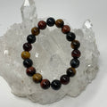 Multi-Color Tiger Eye 10mm 3-Piece Round Bracelet Set - WorldWideMinerals-beads