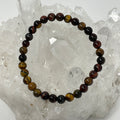 Multi-Color Tiger Eye 6mm Round  Bracelet - WorldWideMinerals-beads