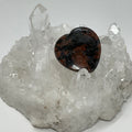 Blue & Red Rhyolite Heart Shaped Worry & Pocket Stone - WorldWideMinerals-beads