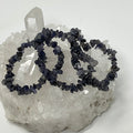 Iolite 3-Piece Chip Bracelet Set - WorldWideMinerals-beads