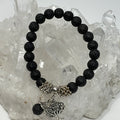 Lava Stone Tree of Life 8mm Round Bracelet - WorldWideMinerals-beads