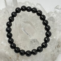 Shungite 8mm 2-Piece Round Bracelet Set - WorldWideMinerals-beads