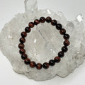Red Tiger Eye 8mm 3-Piece Round Bracelet Set - WorldWideMinerals-beads